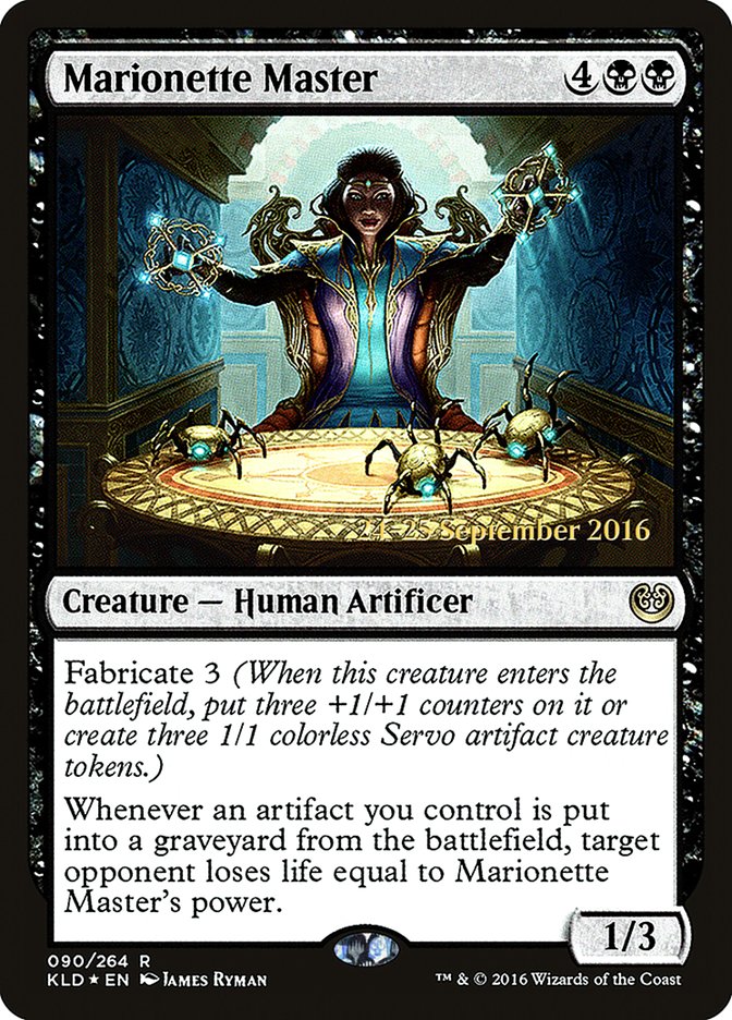 Marionette Master  (Prerelease) [Kaladesh Prerelease Promos] | Webway Games