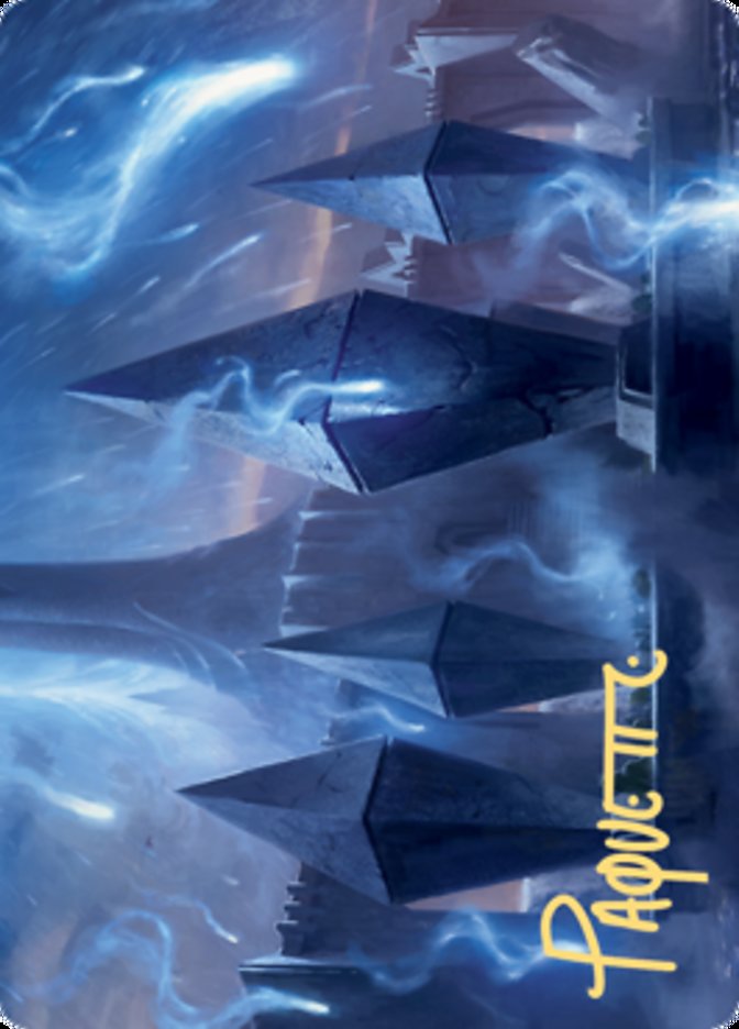 Sea Gate Restoration Art Card (Gold-Stamped Signature) [Zendikar Rising Art Series] | Webway Games