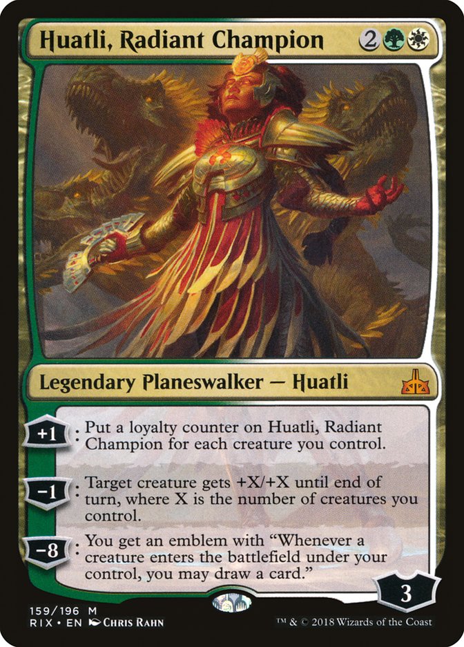 Huatli, Radiant Champion [Rivals of Ixalan] | Webway Games