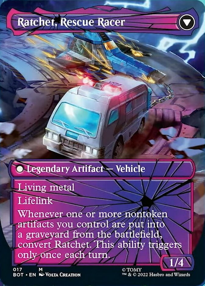 Ratchet, Field Medic // Ratchet, Rescue Racer (Shattered Glass) [Universes Beyond: Transformers] | Webway Games