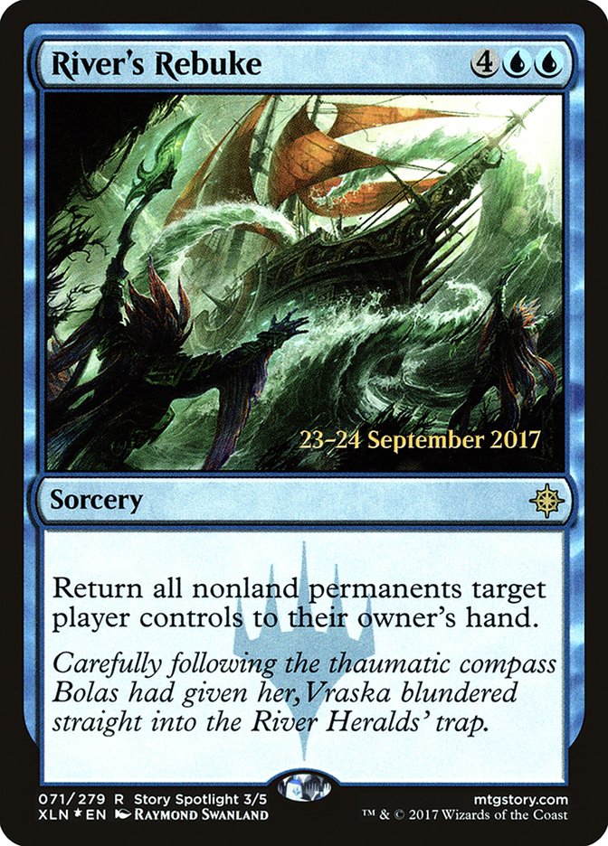 River's Rebuke  (Prerelease) [Ixalan Prerelease Promos] | Webway Games