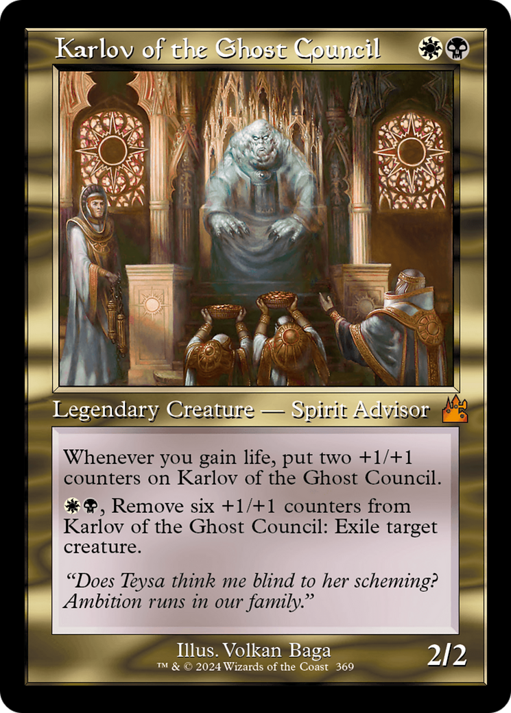 Karlov of the Ghost Council (Retro Frame) [Ravnica Remastered] | Webway Games