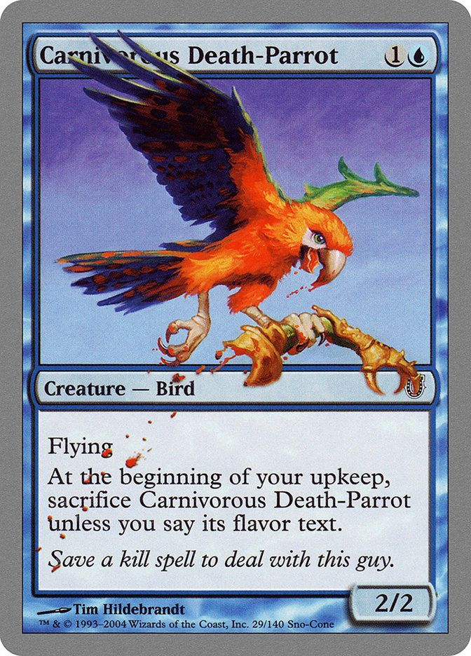 Carnivorous Death-Parrot [Unhinged] | Webway Games