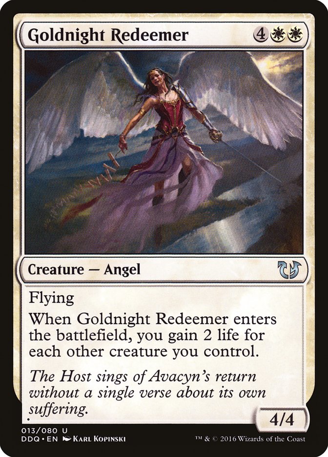 Goldnight Redeemer [Duel Decks: Blessed vs. Cursed] | Webway Games