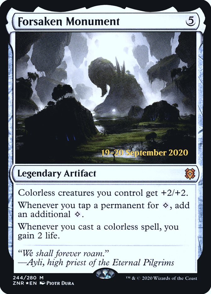 Forsaken Monument  [Zendikar Rising Prerelease Promos] | Webway Games