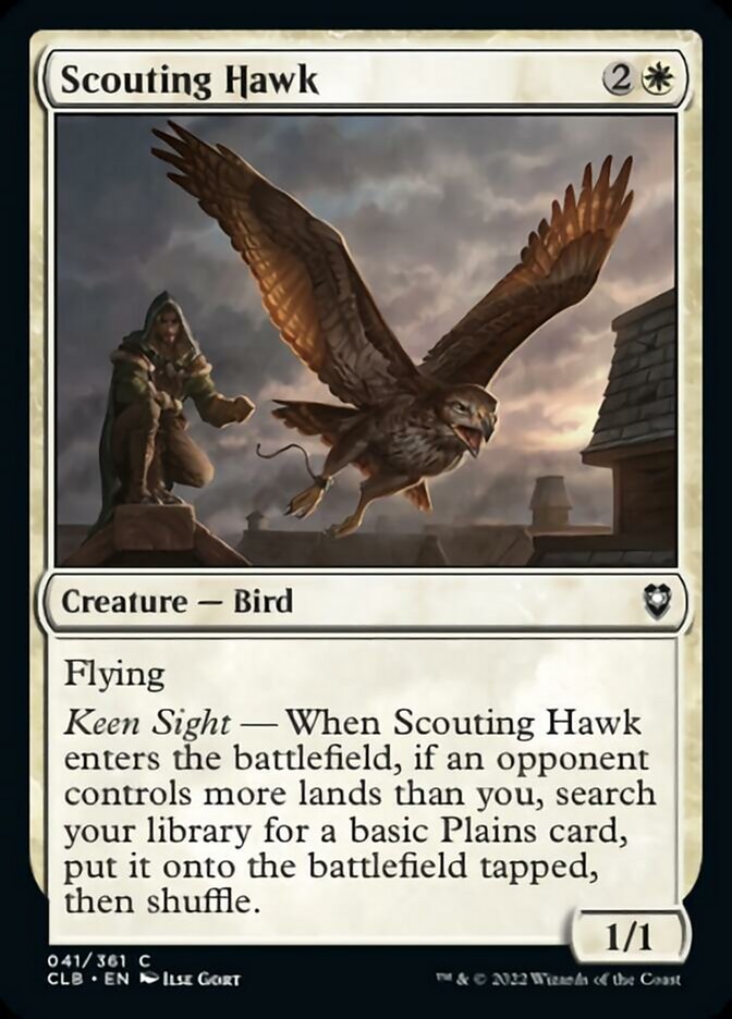 Scouting Hawk [Commander Legends: Battle for Baldur's Gate] | Webway Games