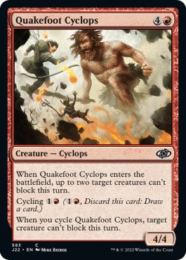 Quakefoot Cyclops [Jumpstart 2022] | Webway Games