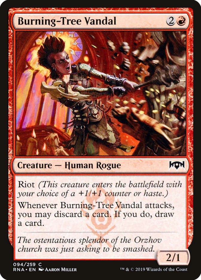 Burning-Tree Vandal [Ravnica Allegiance] | Webway Games