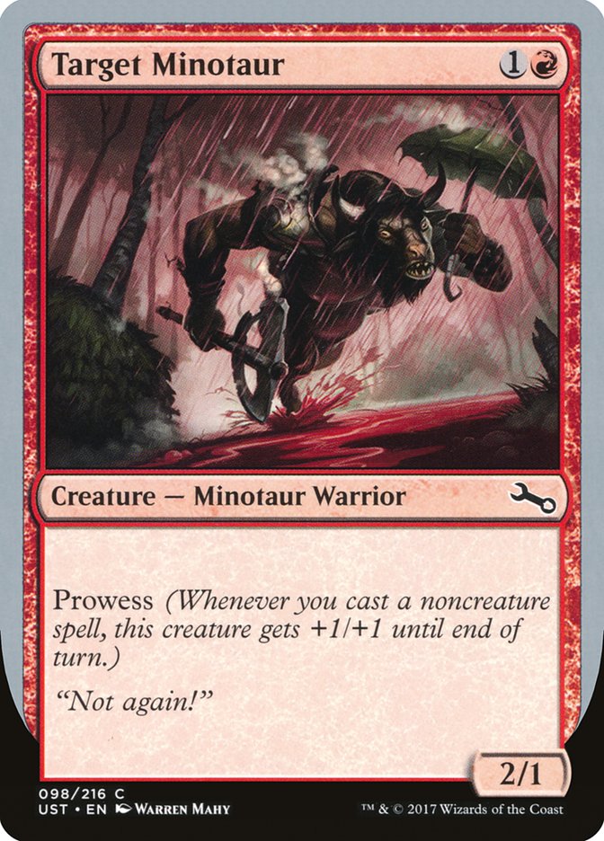 Target Minotaur (Rain Art) [Unstable] | Webway Games