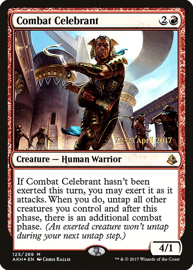Combat Celebrant  (Prerelease) [Amonkhet Prerelease Promos] | Webway Games