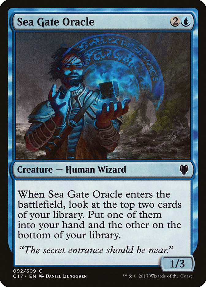 Sea Gate Oracle [Commander 2017] | Webway Games