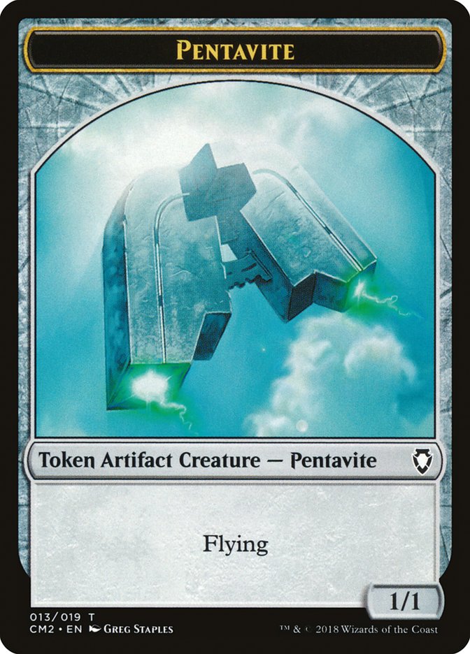 Pentavite Token [Commander Anthology Volume II Tokens] | Webway Games