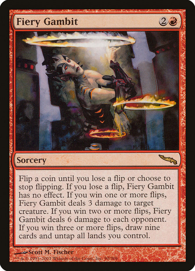 Fiery Gambit [Mirrodin] | Webway Games