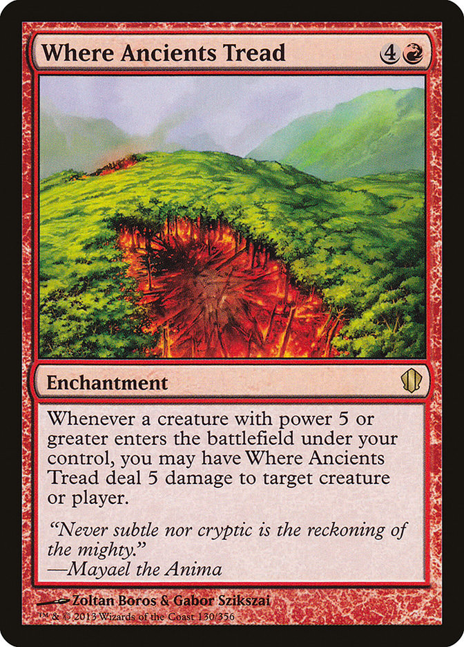 Where Ancients Tread [Commander 2013] | Webway Games