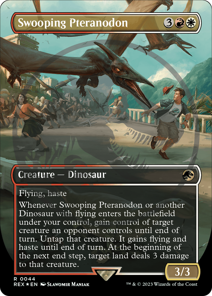 Swooping Pteranodon Emblem (Borderless) [Jurassic World Collection Tokens] | Webway Games