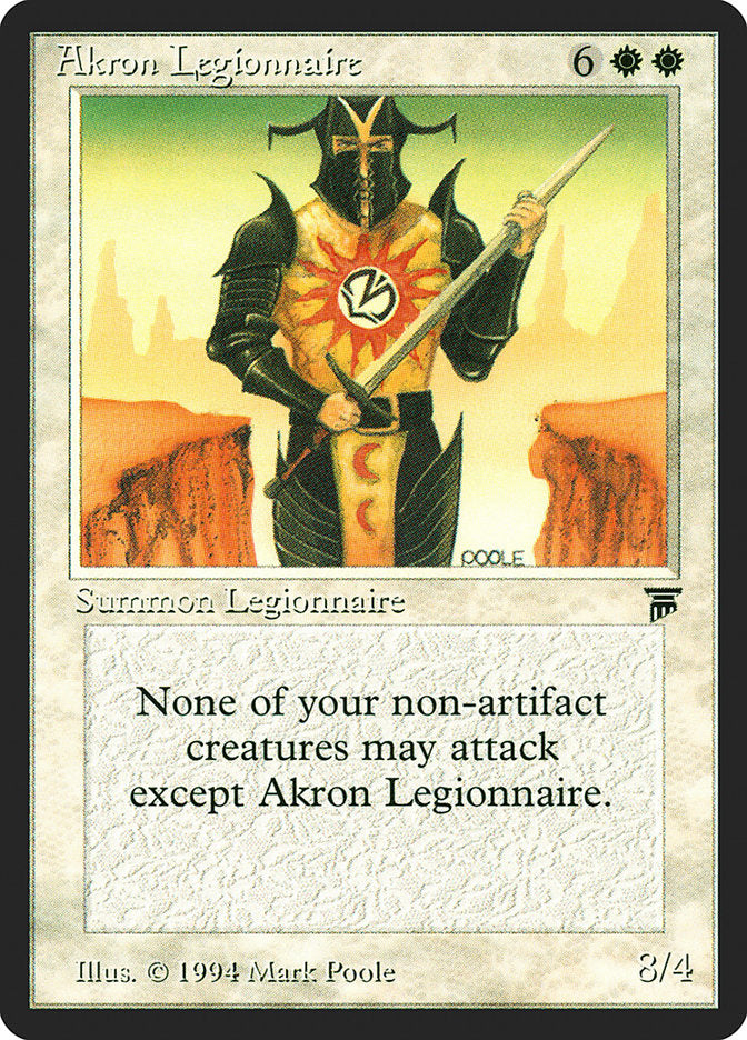 Akron Legionnaire [Legends] | Webway Games