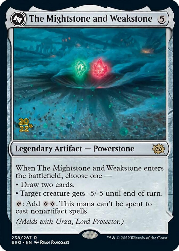 The Mightstone and Weakstone [The Brothers' War: Prerelease Promos] | Webway Games