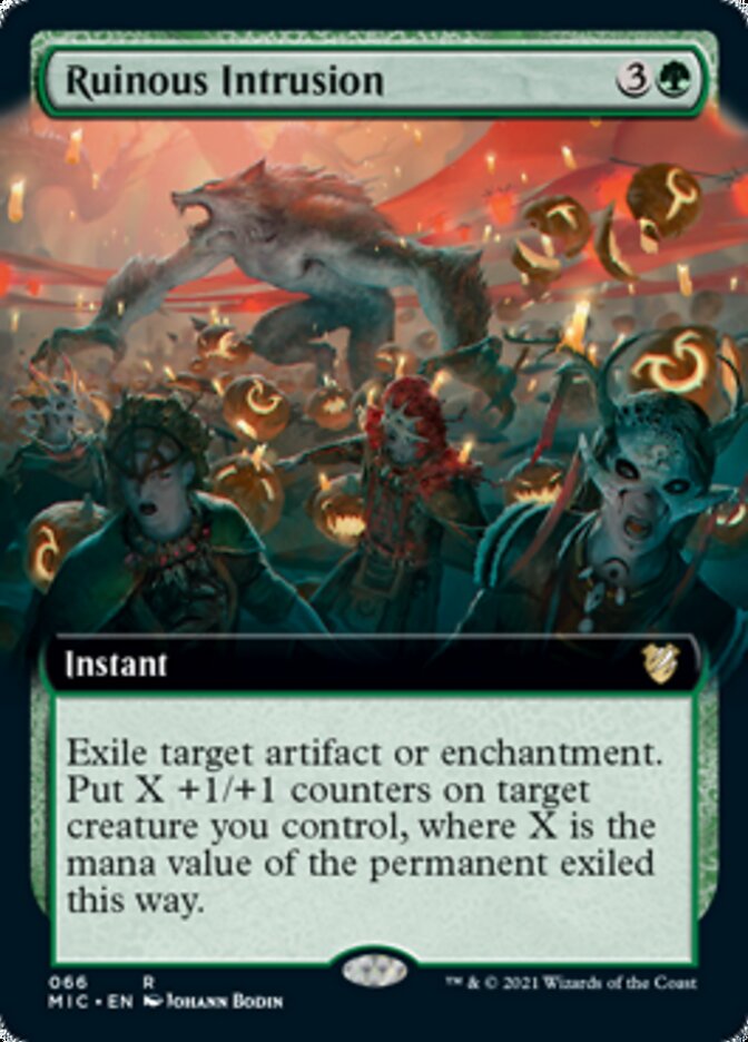 Ruinous Intrusion (Extended) [Innistrad: Midnight Hunt Commander] | Webway Games