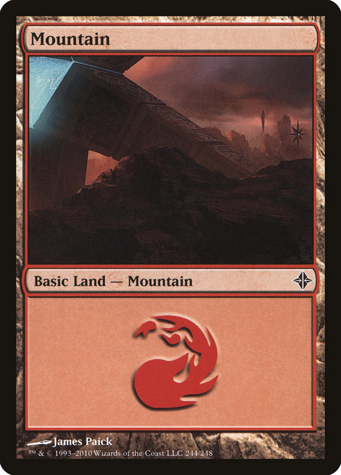 Mountain (#244) [Rise of the Eldrazi] | Webway Games
