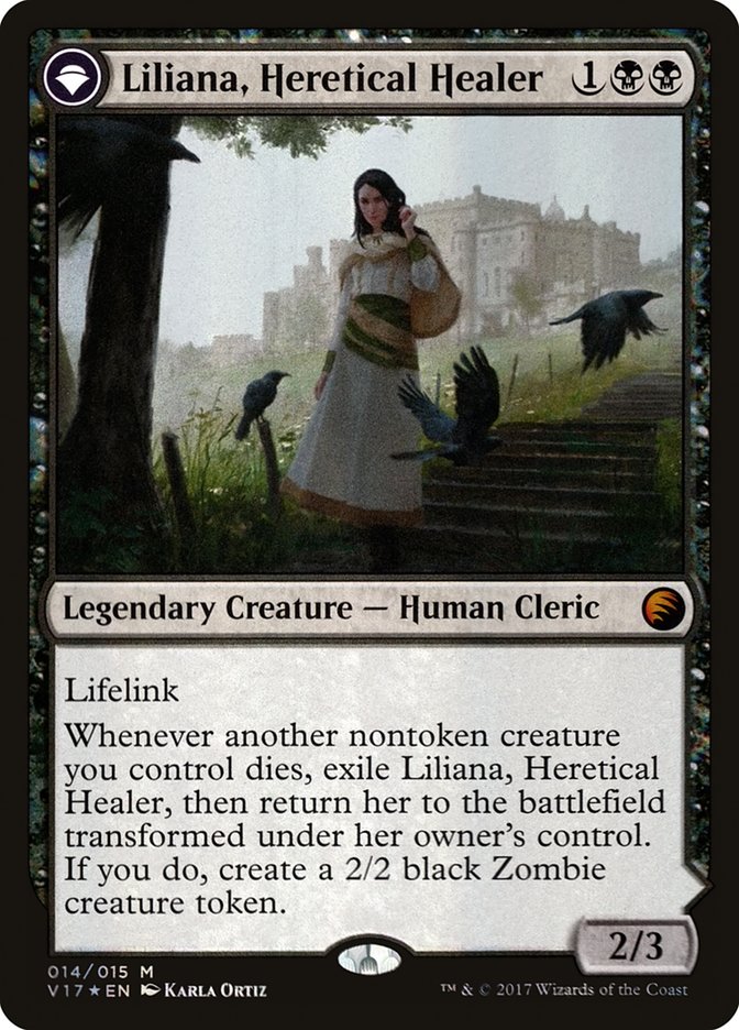 Liliana, Heretical Healer // Liliana, Defiant Necromancer [From the Vault: Transform] | Webway Games