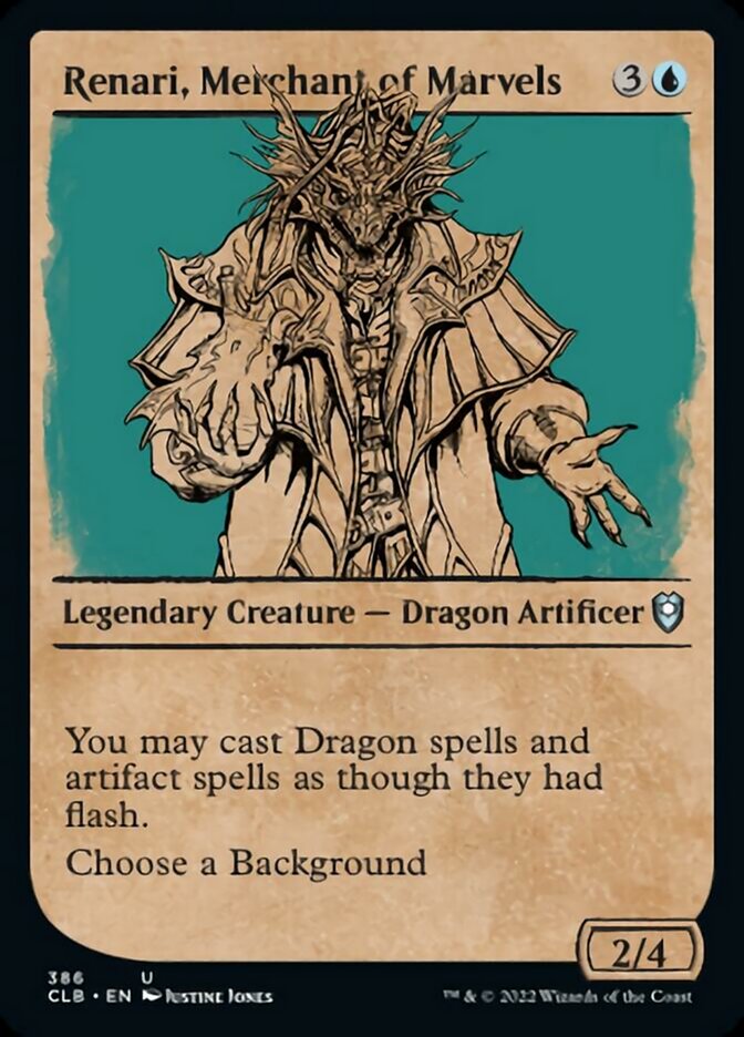 Renari, Merchant of Marvels (Showcase) [Commander Legends: Battle for Baldur's Gate] | Webway Games