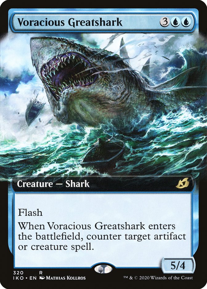 Voracious Greatshark (Extended Art) [Ikoria: Lair of Behemoths] | Webway Games