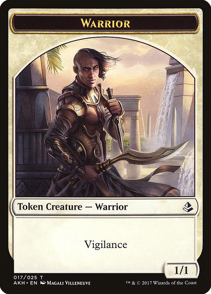 Warrior Token [Amonkhet Tokens] | Webway Games