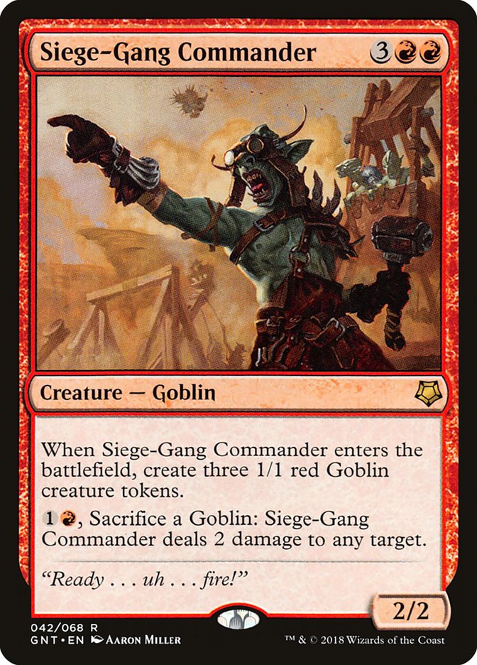 Siege-Gang Commander [Game Night] | Webway Games