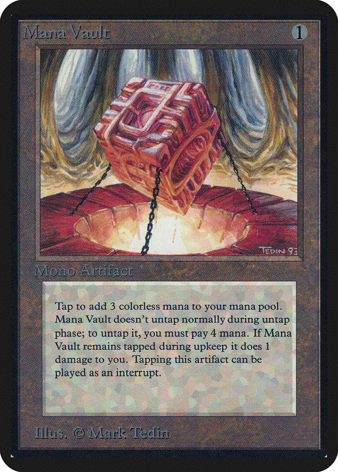 Mana Vault [Limited Edition Alpha] | Webway Games