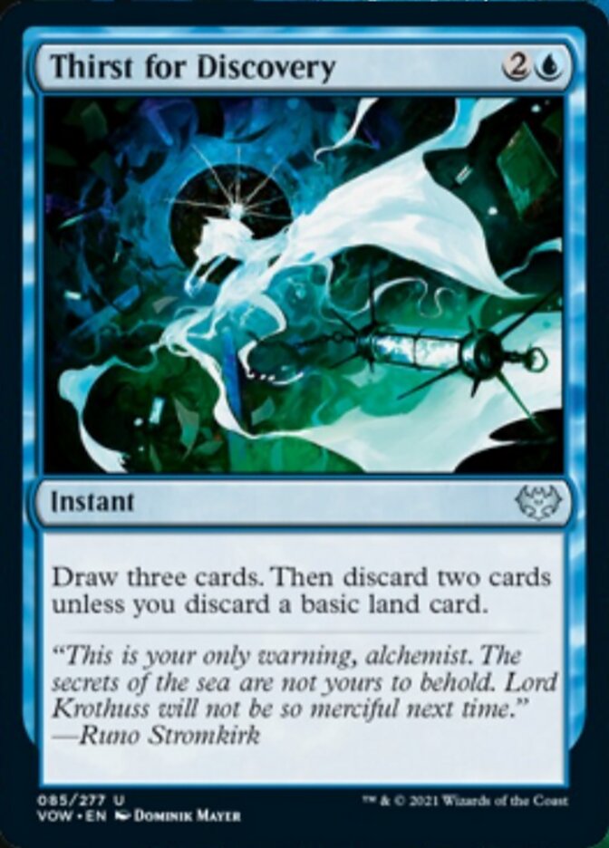 Thirst for Discovery [Innistrad: Crimson Vow] | Webway Games