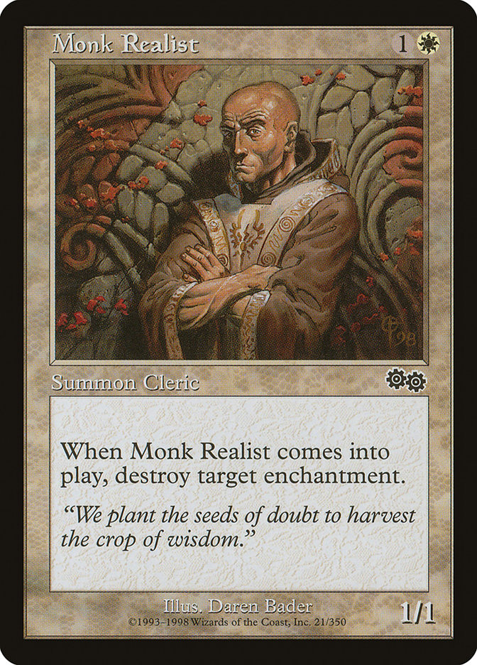 Monk Realist [Urza's Saga] | Webway Games
