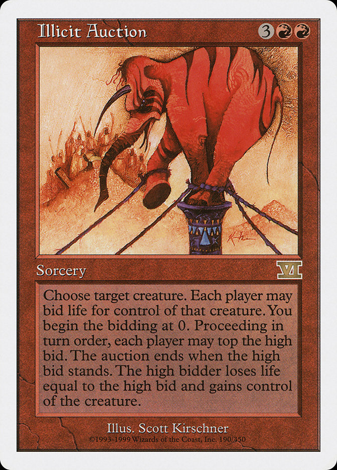 Illicit Auction [Classic Sixth Edition] | Webway Games