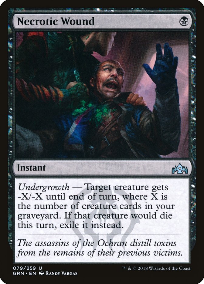 Necrotic Wound [Guilds of Ravnica] | Webway Games