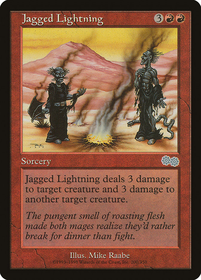 Jagged Lightning [Urza's Saga] | Webway Games