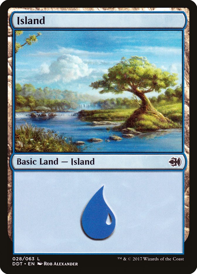 Island (#28) [Duel Decks: Merfolk vs. Goblins] | Webway Games