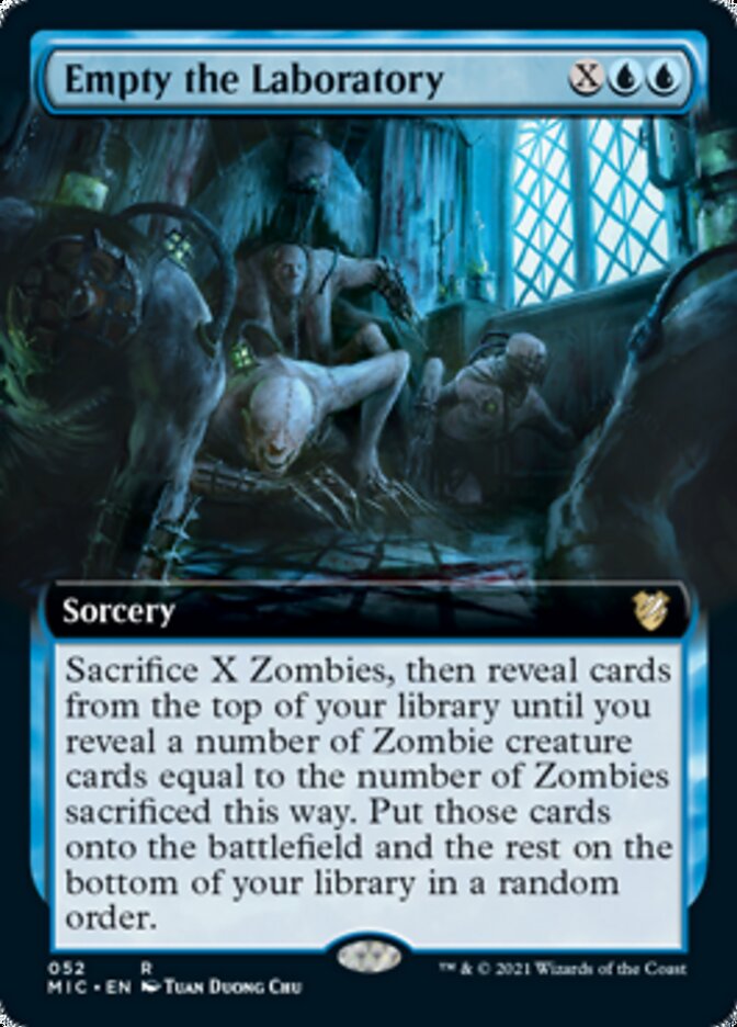 Empty the Laboratory (Extended) [Innistrad: Midnight Hunt Commander] | Webway Games