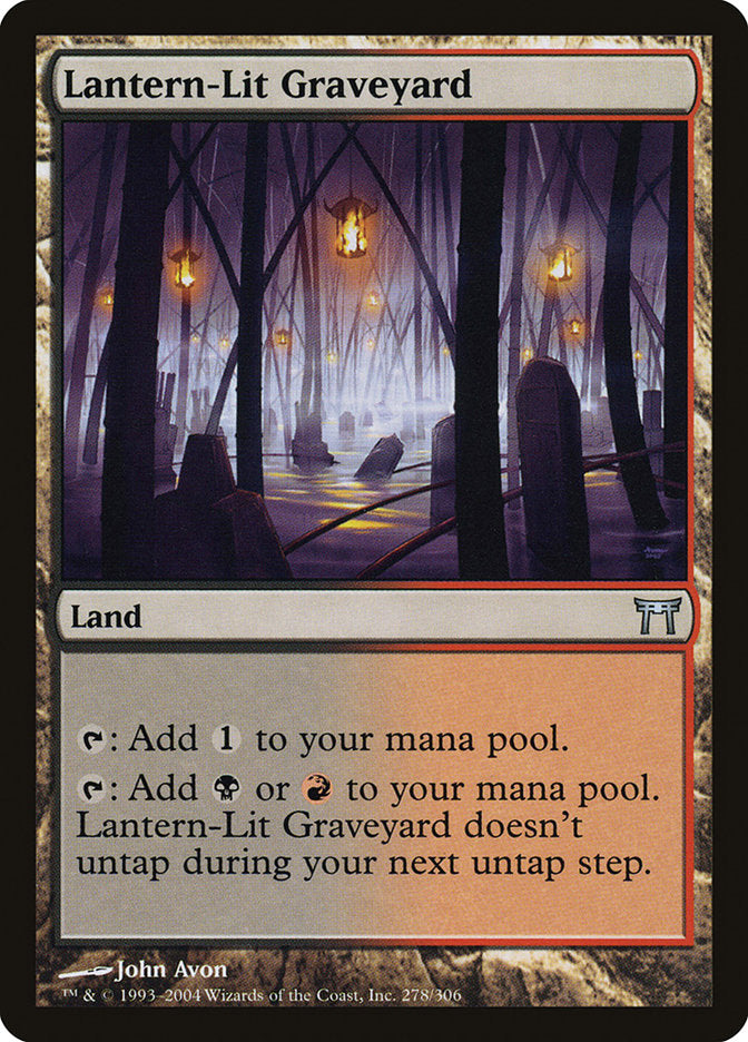 Lantern-Lit Graveyard [Champions of Kamigawa] | Webway Games