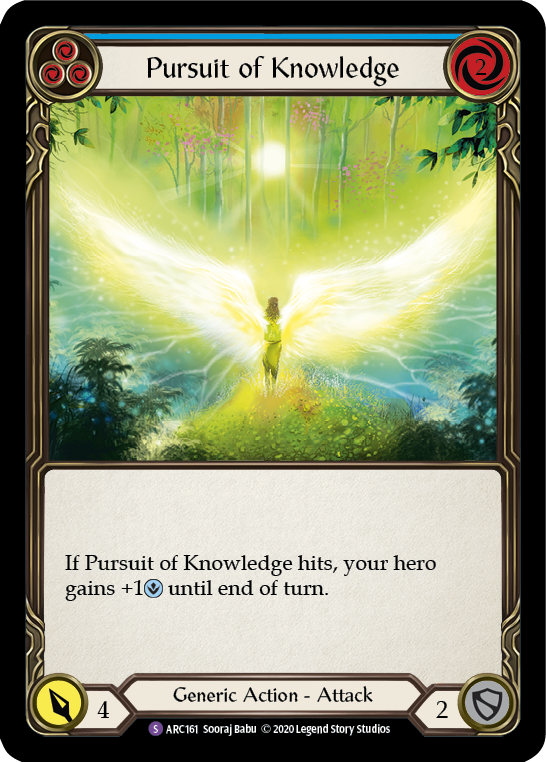 Pursuit of Knowledge [ARC161] Unlimited Rainbow Foil | Webway Games