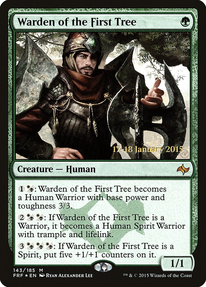 Warden of the First Tree  (Prerelease) [Fate Reforged Prerelease Promos] | Webway Games