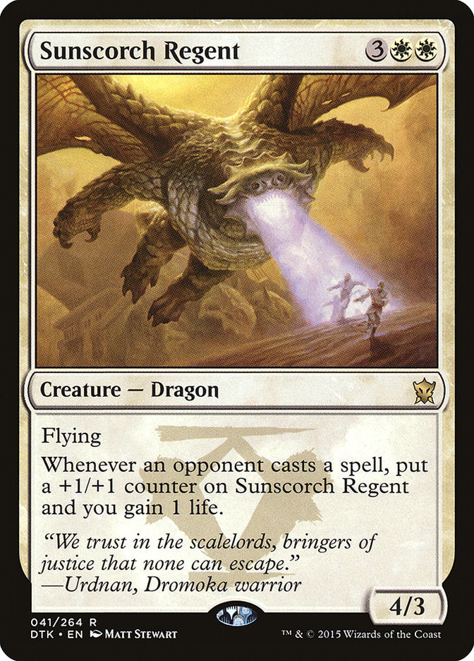 Sunscorch Regent [Dragons of Tarkir] | Webway Games