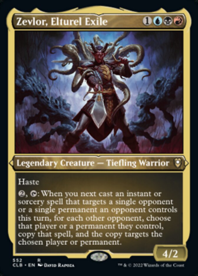 Zevlor, Elturel Exile (Foil Etched) [Commander Legends: Battle for Baldur's Gate] | Webway Games