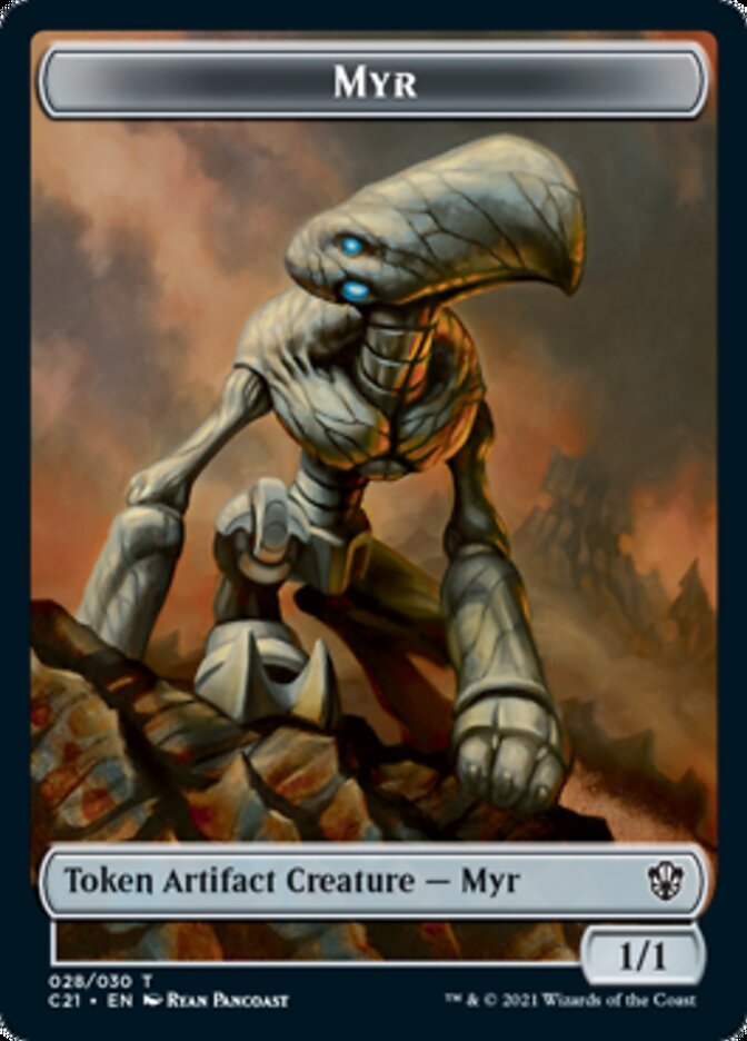 Myr // Treasure Token [Commander 2021 Tokens] | Webway Games