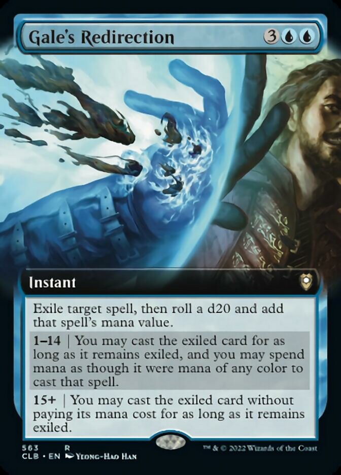 Gale's Redirection (Extended Art) [Commander Legends: Battle for Baldur's Gate] | Webway Games