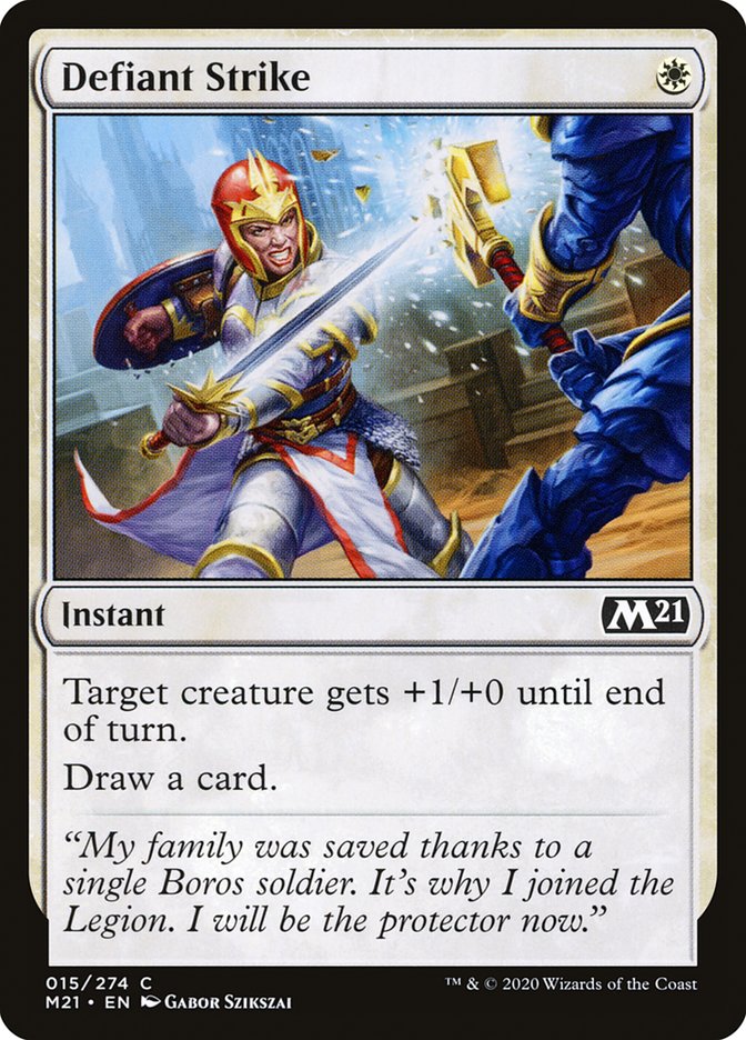 Defiant Strike [Core Set 2021] | Webway Games
