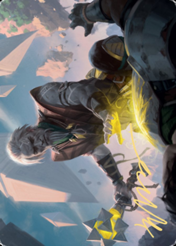 Expedition Healer Art Card (Gold-Stamped Signature) [Zendikar Rising Art Series] | Webway Games