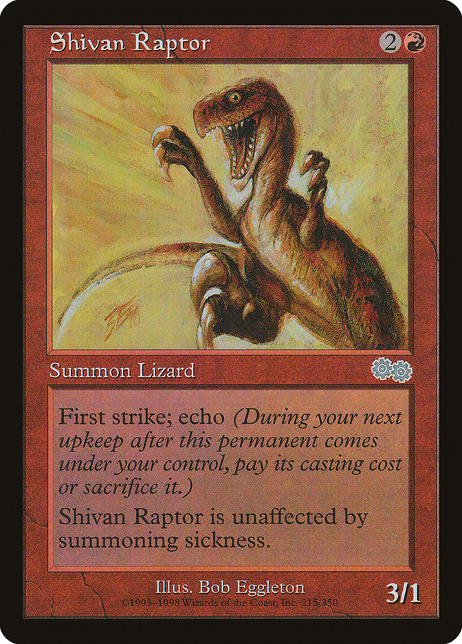 Shivan Raptor [Urza's Saga] | Webway Games