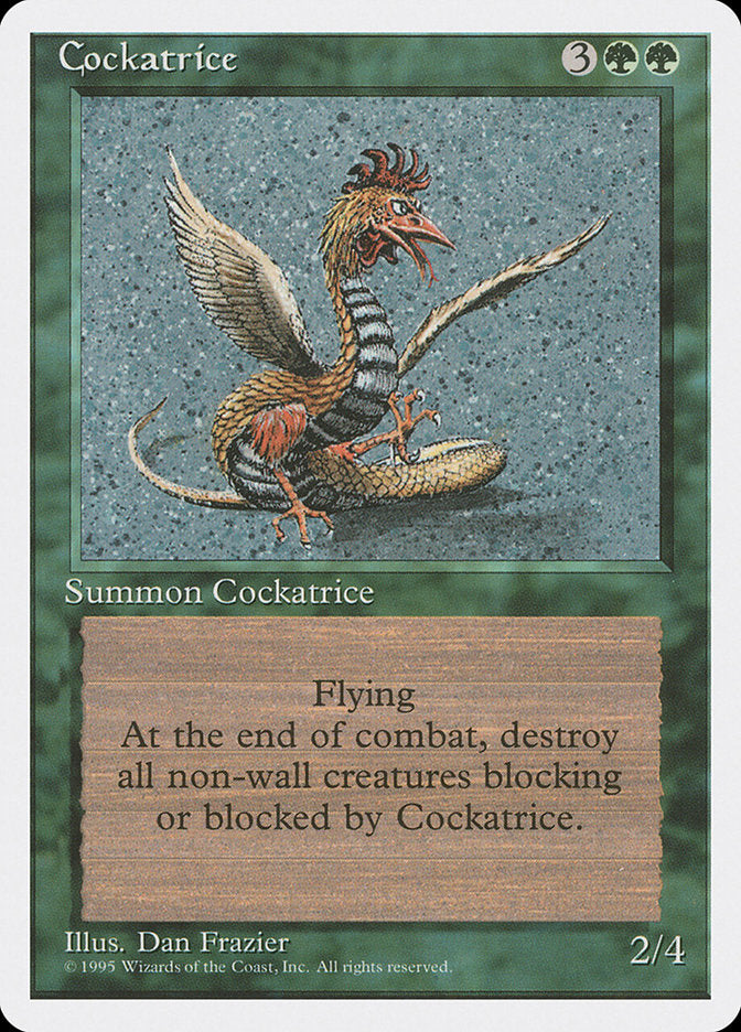 Cockatrice [Fourth Edition] | Webway Games