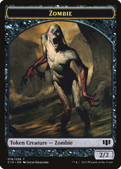 Horror // Zombie (016/036) Double-sided Token [Commander 2014 Tokens] | Webway Games