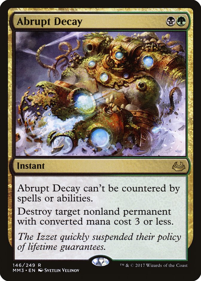 Abrupt Decay [Modern Masters 2017] | Webway Games