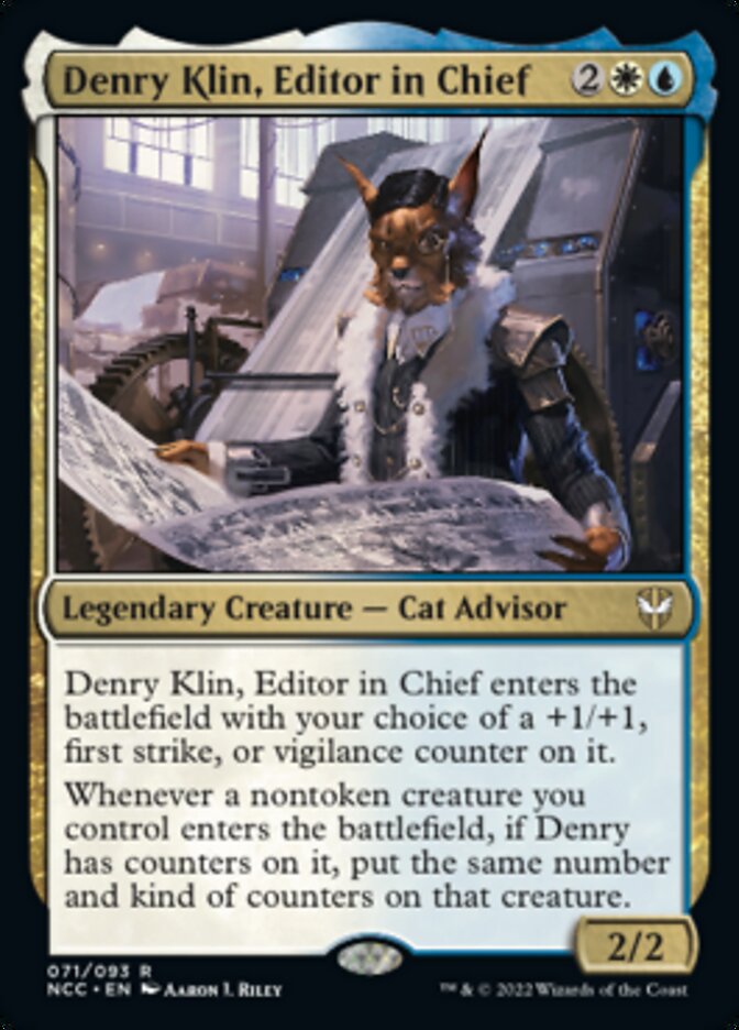 Denry Klin, Editor in Chief [Streets of New Capenna Commander] | Webway Games